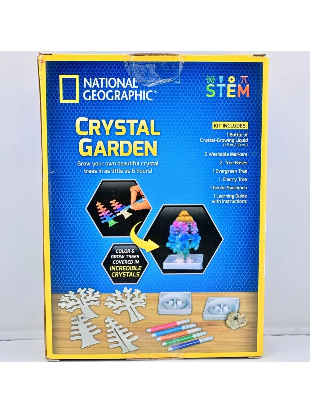 NATIONAL GEOGRAPHIC Crystal Garden – Grow Two Trees in 6 Hours Learning Guide